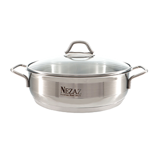 ماهیتابه نزاز استیل کد 1024سایز 24