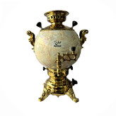 سماور مهان توپی طرح ماربل کرم کد 609CP