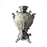سماور مهان توپی طرح ماربل سفید کد 609C