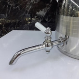 کتری قوری نزاز استیل 3 لیتری دسته سفید کد 2800