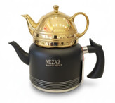 کتری قوری نزاز لوله دار 2.5 لیتری رنگی کد 2407