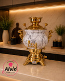 سماور مهان ماریا طرح ماربل سفید کد 404 cp